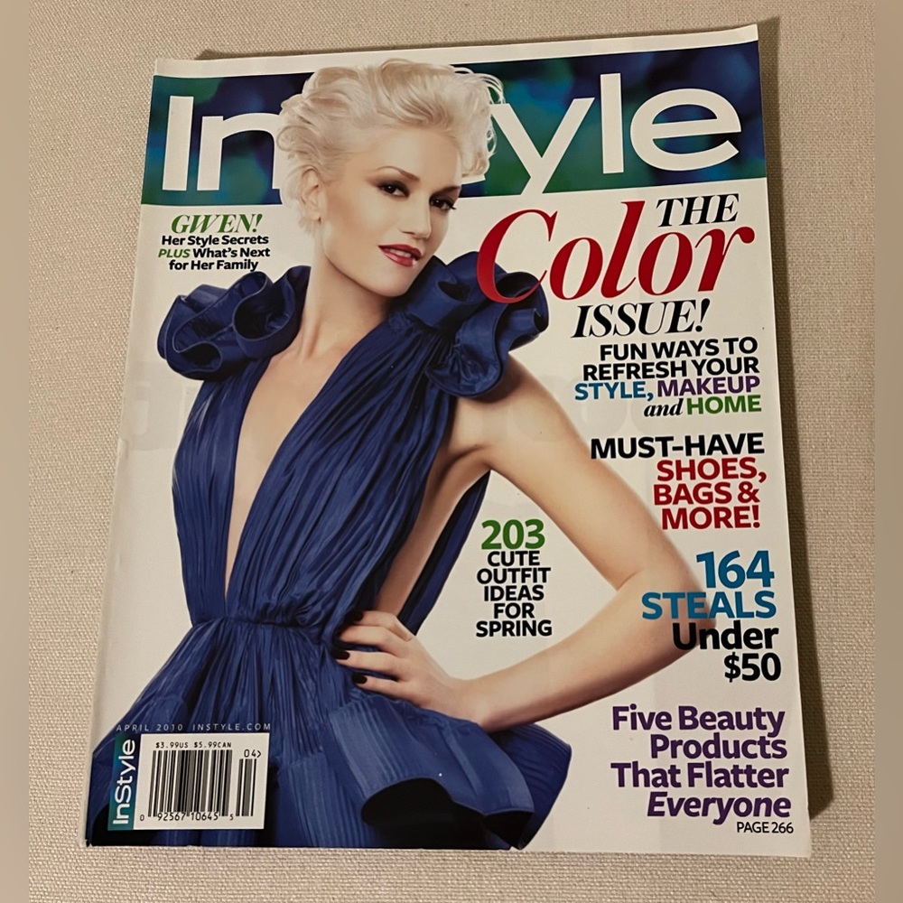 InStyle Magazine - April 2010 - Gwen Stefani